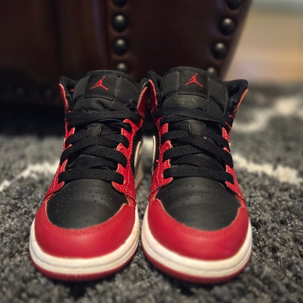 Red and Black Sneakers